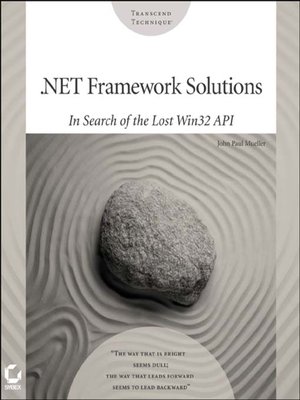 cover image of .NET Framework Solutions